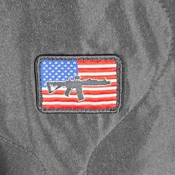 Black Rifle Hoodie Sweater Full Zip Small diamond Quilted - Picture 6 of 13